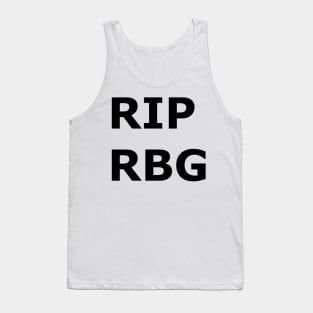 RIP Ruth Bader Ginsberg Tank Top